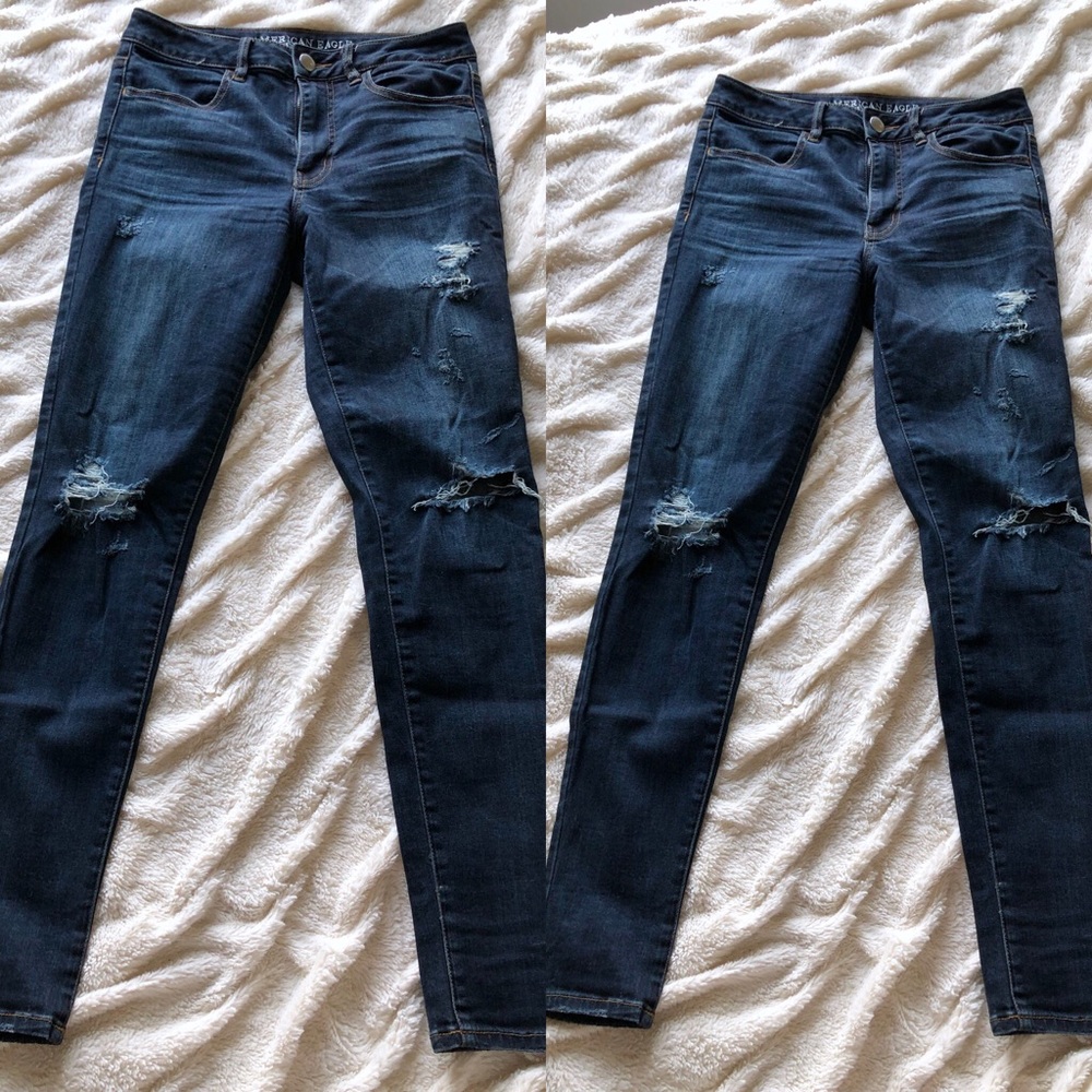 American Eagle Super Stretch Hi Rise Jegging - Picture 2 of 7